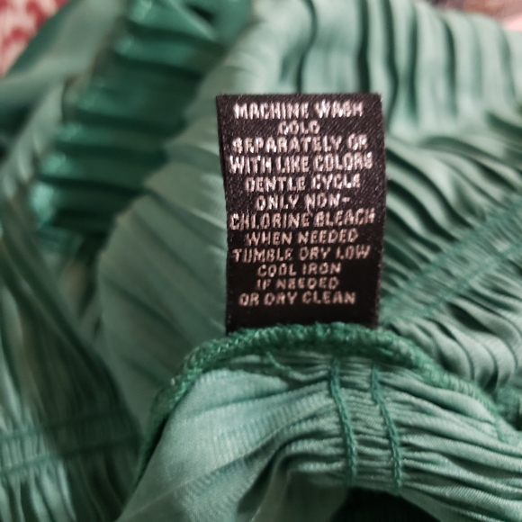 Cathrine Malandrino Airflow V-Neck Peplum Waist Blouse Emerald Green Sz: Small - Picture 10 of 11